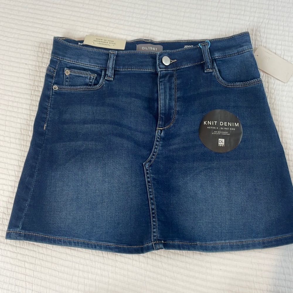 Girls DL1961 knit denim skirt size 16